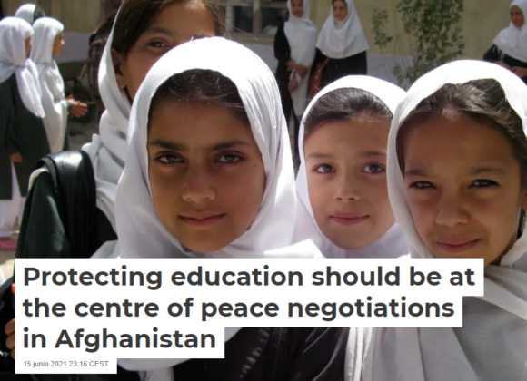 Protecting education should be at the centre of peace negotiations in Afghanistan