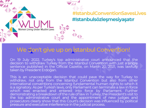 We don’t give up on Istanbul Convention!